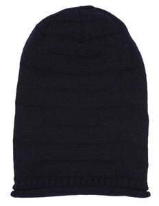 Topheadwear Winter Knitted Short Beanie - Black