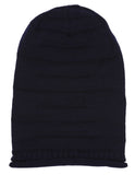 Topheadwear Winter Knitted Short Beanie - Black