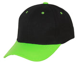 TopHeadwear Solid/Two-Tone Adjustable Baseball Cap + Black GT Bandana