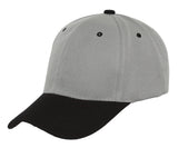 TopHeadwear Solid/Two-Tone Adjustable Baseball Cap + Black GT Bandana