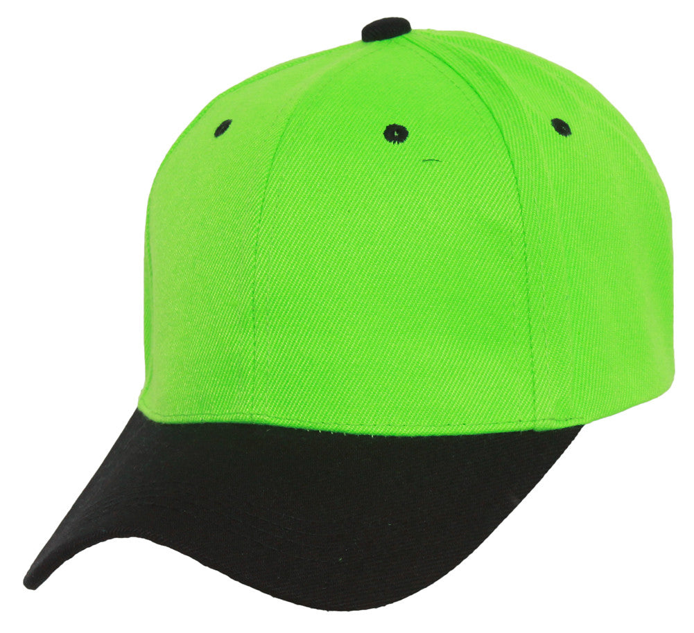 TopHeadwear Solid/Two-Tone Adjustable Baseball Cap + Black GT Bandana