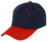 TopHeadwear Two-Tone Adjustable Baseball Cap