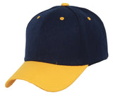 TopHeadwear Two-Tone Adjustable Baseball Cap