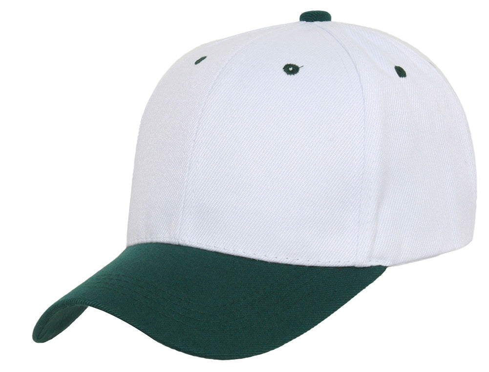 TopHeadwear Solid/Two-Tone Adjustable Baseball Cap + Black GT Bandana