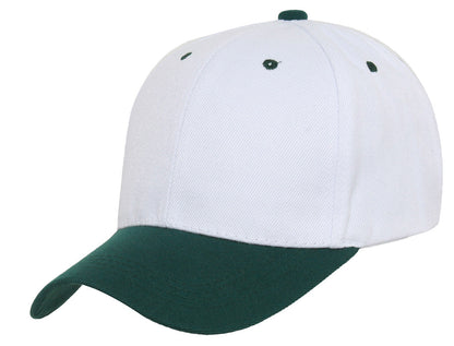 TopHeadwear Solid/Two-Tone Adjustable Baseball Cap + Black GT Bandana