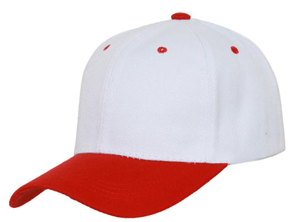 TopHeadwear Solid/Two-Tone Adjustable Baseball Cap + Black GT Bandana