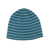 Reversible Striped Cuffless Beanie