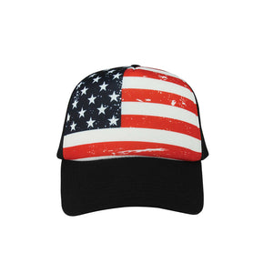 USA Stars and Stripes Trucker Cap