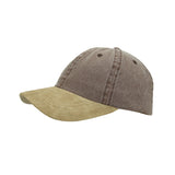 TopHeadwear Washed Pigment Dyed Twill w/ Suede Bill