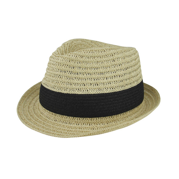 Toyo Braid Fedora Hat
