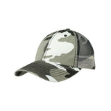 Enzyme Washed Camouflage Mesh Cap