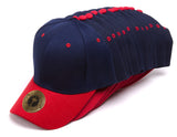 TopHeadwear Blank Adjustable Baseball Cap - 12-Pack