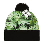 TopHeadwear Sublimation Cuffed Beanie - Marijuana