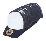 TopHeadwear 1 Dozen Low Profile Trucker Foam Mesh Hat
