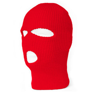 TopHeadwear's 3 Hole Face Ski Mask, Red