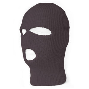 TopHeadwear's 3 Hole Face Ski Mask, Charcoal