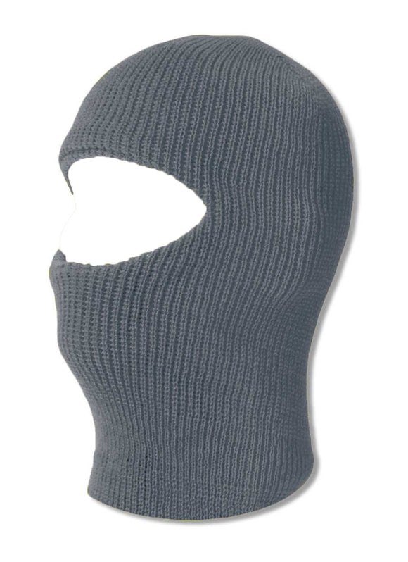TopHeadwear Face Ski Mask 1 Hole, Grey