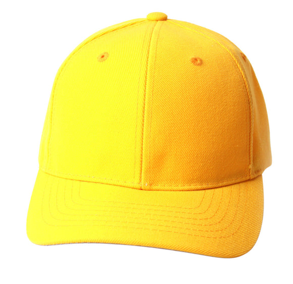 TopHeadwear Solid Yellow Adjustable Hat